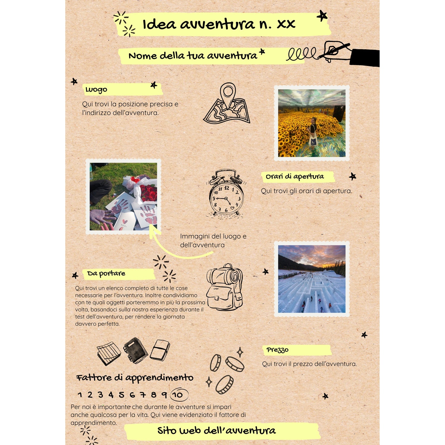 Infanzia piena di avventure (10–14 anni)